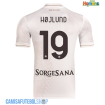 Camisa de time de futebol SSC Napoli Rasmus Hojlund #19 Replicas 2º Equipamento 2025-26 Manga Curta